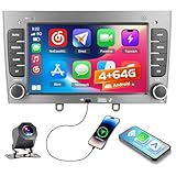 Roinvou 4+64G Android15 Autoradio für Peugeot 308 408 2007-2015 Wireless CarPlay Android Auto,...