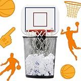 Mad Monkey Basketballkorb Mülleimer - Lustiger Papierkorb für Jugendzimmer oder Büro - Basketball...