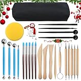 Viesap Modellierwerkzeug, 25 Stück Carving Tools Clay Keramik Sculpting Ton Werkzeug,...