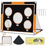Gofady 2-in-1 Fußballtor für Kinder, 150 * 120cm, Tragbares & Stabiles Fussballtore mit 5...