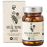 beegut BIO Gelée Royal Kapseln, 60 Kapseln mit je 170mg BIO Gelee Royal Pulver (gefriergetrocknet),...