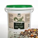 AniForte Wild – 2kg Premium Eichhörnchenfutter mit 400g Haselnüssen für ganzjährige Fütterung...