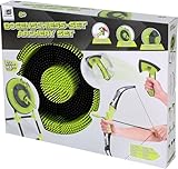 Sunflex® Bogenschiessset | Kinderwurfspiel Set mit Zielscheibe, Wurfsterne, Äxte, Pfeile |...
