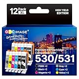 GPC IMAGE 530 531 XXL Tintenpatronen Kompatible für Canon PGI 530 CLI 531 Druckerpatronen für...