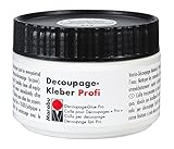 Marabu 11420013848 - Transparenter Decoupage Kleber Profi, 250 ml Dose, auf Wasserbasis, wasserfest,...