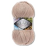 Alize 100 g Burcum Klasik Wolle (Beige (256))