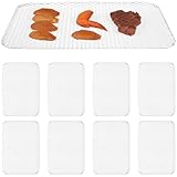 SEWACC 10 Stück Einweg Aluminium Grillmatten mit Antihaftbeschichtung Zuschneidbare...