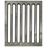 SPEEDPLANT Hochwertiger Ascherost 18 x 22 cm Ofenrost Kaminrost Liegerost Tafelrost Feuerrost -...