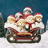iHeartDogs Weihnachtsmann Rettungsschlitten Weihnachtsfigur - hilft bei der Fütterung von...
