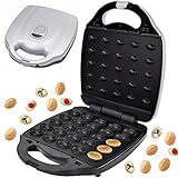 Syntrox Germany Chef Maker XXL 2000 Watt Nuss Waffeleisen - Nussbäcker für 25 Nusswaffeln Chef...