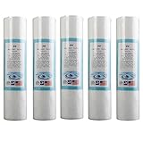 Persistence 5 x Ersatz-Wasser-Sedimentfilter (5 Mikrometer), 6,3 x 25,4 cm Kartuschen