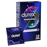 Durex Performa Kondome – Aktverlängernde Kondome mit 5% benzocainhaltigem Gel & mit Easy-On-Form...