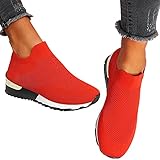 lustige Hausschuhe Slip-On-Sneaker für Damen, Stretch, für Damen, Sommer, bequem, lässig,...