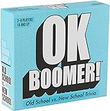 Games Adults Play OK Boomer - The Old School vs. New School Trivia-Spiel, Blue Sky