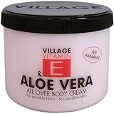 Village Cosmetics Bodycream mit Vitamin E und Aloe Vera 500 ml (Körpercreme, Körperpflege,...