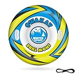 Aufblasbarer Schlitten mit Griffen, 47 Zoll Snow Tube Verschleißfestes und Frostsicheres Material,...