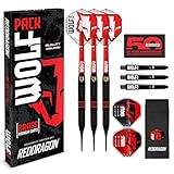 RED DRAGON Wolf Pack Messing dartpfeile mit kunststoffspitze 18g Fass 20g volles Gewicht - Dart...