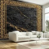 Vintage Mäandermuster Griechischen Stil Fototapete Vliestapetenkleister 150x105cm (B x H) - Foto...