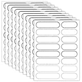 Mabor 160 Stück Selbstklebend Namensaufkleber Kinder Wasserfest Namensaufkleber zum Beschriften...