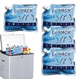 Kühlakku für den Außenbereich, faltbar, langlebig, auslaufsicher, wiederverwendbar, Kühlzubehör...