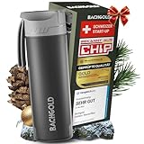 Bachgold® Profi Outdoor Wasserfilter Flasche I Entfernt 99,99% aller Bakterien und filtert...