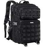 YOREPEK Großer Militär Rucksack Herren, 40L Outdoor Armee Wasserdicht Taktischer Bundeswehr...