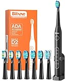 Bitvae D2 Ultraschall Elektrische Zahnbürste für Erwachsene und Kinder, Schallzahnbürste mit...
