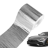 Zuasdvnk Aluminiumfolienband für Auspuffrohr, Aluminiumfolien-Klebeband, Auspuffrohr-Klebeband für...