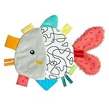 Fehn Knister Fisch - Activity Baby Raschel Spielzeug zum Greifen und Spielen - Activity-Rascheltier...