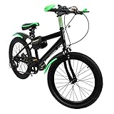 Lightakai Kinderfahrrad 20 Zoll, Mountainbike Fahrrad 6 Gang MTB Bike Hartstahl Kinder Fahrrad...