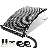 Herrselsam Sonnenkollektor Poolheizung, 110x69x14cm Solarheizung Maximaler Durchfluss 10000 L/h,...