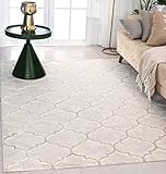 the carpet Knight Eleganter, Hochwertiger, Wohnzimmer Teppich, Softer Kurzflor, 3-D Effekt,...