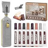 Laminat Reparaturset, 11 Farben Holz Vinyl Möbel Parkett Reparaturset Hartwachs Reparatur set...