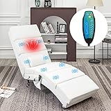 EROMMY Relaxliege mit Heizfunktion und Massagefunktion Liegesessel Ergonomisch Relaxsessel...