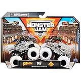 Monster Jam, Offizielle Dragon Vs. Yeti Die-Cast Monster Trucks, Maßstab 1:64, Kinderspielzeug für...