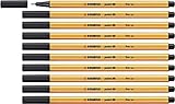 Fineliner - STABILO point 88 - 10er Pack - schwarz