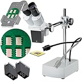 Bresser Mikroskop Biorit ICD-CS 5x-20x Auflicht Stereo Mikroskop mit 3 Wechselobjektiven, LED und...