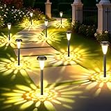 FIFlying Solarlampen für Außen, 8 Stück Warmweiß LED Solarleuchten Garten Deko, IP65...