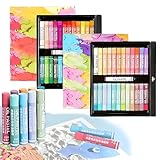 Weiches Ölpastell Ölpastellkreide Set 48 Farben Oil Pastels Weiche Pastellfarben Ölkreiden...
