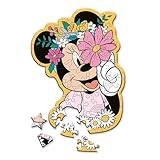 Trefl – Konturenpuzzle aus Holz: Disney, Minnie Mouse: In der Welt von Minnie – 50 Elemente,...