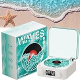 The Waves Vinyl Player, 2024 New Bluetooth Vintage Vinyl Record Player, Wireless Wave Vinyl Record...