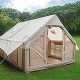 TentHome Aufblasbare Zelte Camping Wasserdicht Glampingzelt Familienzelt Stehhöhe Luxuszelt mit...