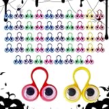 Augapfel-Fingerpuppe - 50 Stück Kinder-Augenringe - Bunte Fingerpuppen Set Als Partygeschenke Für...
