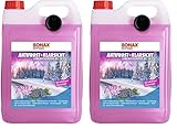 SONAX AntiFrost+KlarSicht Zirbe Gebrauchsfertig bis -20°C (5 Liter) schneller, schlierenfreier &...