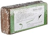 Humusziegel 1 x 650 g leichte torffreie Blumenerde Kokoserde Kokosfaser Brikett Kokosfasersubstrat...