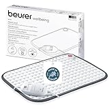 Beurer Heizkissen HK 41, kuscheliges Wärmekissen mit 3 Temperaturstufen und Abschaltautomatik,...