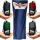 Silkrafox Compact Hüttenschlafsack, Ultraleicht Inlett aus Mikrofaser, Kunst-Seidenschlafsack,...