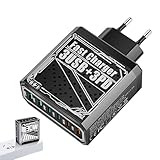 Sucritude Europäischer Reise Steckdosen Adapter - Europäischer USB Reiseadapter | Tragbare USB...