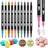 Lebensmittelfarbe Stifte Backen,10PC Fondant Lebensmittelfarb für Ostereier Fondant...