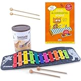 Sonor Safari Glockenpiel Xylophon mit Liederbuch und keepdrum Schlägel
